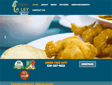 Tablet Screenshot of cocinalaley.com